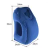 Oreiller voyage gonflable portable pliable endormi doux pour avion train voyageant le cou de la tête