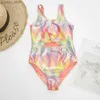 One-Pieces 6 ~ 14 Jahre Teen Girls Badeanzug einteilig glänzende Mädchen Badebekleidung Kid Girls Schwimmen Outfit