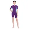 Teenager -Neoprenanzug Frauen vorne Offener Onepiece Dicked Tauchanzug 25 mm Sonnenschutzmittel Surf Schwimmen Schnorcheln 240407