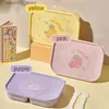 Bento Boxen Lunchbox für Kinder IRLs mit Fächern Bento Lunchbox School Kinder und Leckproof Childrens Food Snacks Neue L49