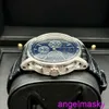 Code de montre de bracelet AP célèbre 11.59 Série 26393BC Platine Blue Plate Chronograph Mens Fashion Leisure Business Sports Machinery