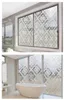Stickers de fenêtre Film d'intimité Film Grosted Glass Static Cling non adhésif Opaque de salle de bain Décor de porte de porte Sticker Home Bureau
