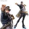 Aksiyon oyuncak şekilleri 17cm anime jojos tuhaf macera figürü kujo jotaro yıldız platin pvc aksiyon figürü kutulu çocuklar koleksiyon model bebek hediyesi y240415