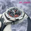 Orologio da polso per macchinari AP Royal Oak Offshore 26040st Copa America Sailing Grand Prix in edizione limitata Edizione limitata Precision Acciaio Meccanico MENS ORGHIO 44MM