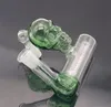 Smoking Pipes Skull shaped 14MM interface glass adapter glass adapter accessories