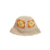 New Bohemian Fashion multicolore fleur épissée Sac tissé à épaule One épaule Handheld Square Sen Sac tissé Sac pour femmes