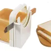 Herramientas de hornear pan Guía de rejilla de queso Manual de queso Toastas plegables Toast Bagels reutilizables