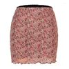 Skirts Women's Midi Skirt Satin High Waist Party A-Line Fashion Elegant Quality Elastic Office Summer Female Clothing