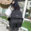 Backpack 2024 Fashion Women's And Men's Backpacks Lightweight Laptop Schoolbag Travel Capacity Large Pluggable Suitcase Pole