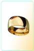 High Polish Wide 8 mm Men de mariage anneaux d'or Real 22k Gold rempli 316L Titanium Rings Finger pour hommes Never FaDing USA Taille 6143470879