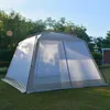 テントとシェルター屋外用メッシュテントキャンプ蚊ネートキャノピー昆虫をジッパーポータブル防水剤