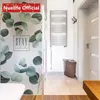 Window Stickers 60x80cm Green Leaf English Letter Design Frosted Glass Film Bathroom Living Room Kitchen Terrace Windows And Doors N4