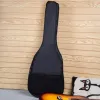 Gitarr 41 tum gitarrväska svart oxford tyg vattentät akustisk gitarr ryggsäck bärbar transportfodral