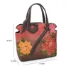 Borsa 2024 Summer Retro Luxury Borse Women Bags Designer Guida in pelle Guida Embossante a mano Borse Floral Spalla Crossbody