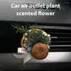 Auto luchtverfrisser gedroogd bloemvoertuig parfumdecoratie met dennenappels Auto Vent ornament voor accessoires
