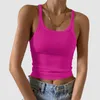 Frauen Tanks lässige weiße ärmellose Baumwolle Cami Top Women Mode Ripped Crop Tees Damen Basic Fitness Camisole Sommer 2024 Y2K