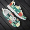 Casual Shoes WHEREISART Pattern Fashion Women Sneakers Color Girls Outdoor Couple Black White Flats 2024 Trendy Drop