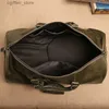 Diaper Bags Vintage First Layer Leather Travel Bag for Mens Large Capacity Weekend Handbag Travel Bag Handmade Cowhide Crossbody Bag L410
