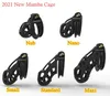 Massage Items 3D Resin Male Cage 5 Size Cock With Double-Arc Cuff Penis Ring Restraints BDSM Adult Sex Toys For Men Bel3843475