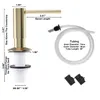 Liquid Soap Dispenser Samodra Brass Extension Tube Kit For Kitchen Accessories Bathroom Metal Built In Gold Detergent Dispensers