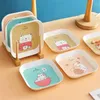 Plaques Plate Snack Plate PP MATÉRIAUX SPIT TABLE STRONGE ET DURABLE Table Garbage Sécitant Multi-Use