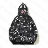 Shark designer hoodie sweater mens women camouflage jacket Jogger zipper japanese fashion sportwear brand hooded sweatshirt track suit wholesale price