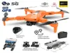 NYR K80 Pro GPS Drone 4K 8K Dual HD Camera Professional Aerial Pographie Motor sans balais Pliable Quadcoptère RC Distance 1200M 211025281074