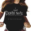 Women's T-Shirt Japanese Anime Death Note Graphic Print T Shirt Men Women Fashion Casual Harajuku Short Sleeve Plus Size Unisex T ShirtL2403