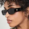 Óculos de sol 2024 Vintage Small For Mull Men Moda Oval Sun Shade Glasses fêmeas Eyewear Gafas de Sol óculos