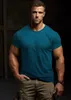 2024 T-shirt de fitness d'été à manches courtes pour hommes
