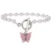 Japanse en Koreaanse super onsterfelijke hanger vrouwelijke Instagram populaire veelzijdige Pearl Simple Butterfly Student Bracelet Sieraden HZS2013