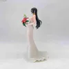 Action Toy Figures One Piece Boa Hancock Wedding Dress Cartoon Action Figures Model Doll Toys Collectible Desktop Ornaments Birthday Xmas Gift Y240415