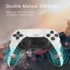 Game Controllers Joysticks Gaminja P48 Wireless Gamepad met zes Axis Gyroscope Controller voor PS4 PS3 Console Wins 7 8 10 Dual Vibration PC Joystick H240415