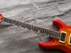 Gitarre Top -Qualität Qshelly Custom Sunburst Flame Maple Top Ebong Fingerbrett 24 Bünde Verriegelung Nuss Floyd Rose E -Gitarren Guitarra