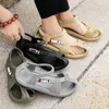 Slippers Couple Modèles Sandales d'été de paille Chaussures de plage extérieures hommes et femmes grandes taille respirante légère