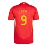 2024spanish jersey futebol camisa nacional uniforme 23 24 25 J. Hermoso Aitana Marinoa Sergio Esther Morata Jordi Alba Jersey Kit Futebol Men