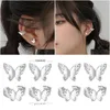 Stud Earrings Tiny Animal Earring Lucky Hollow Out Butterfly Jewelry For Women Girls Birthday Gift 3D Ear Cuff Exquisite Drop Delivery Dhsjh