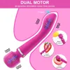 20 velocità potente vibratore di dildo femminile AV Magic Wand Massager G spot stimolante giocattoli sessuali adulti per donne masturbatore 240402