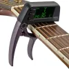 Câbles meideal tcapo20 changement rapide clés capo tuner matériau en alliage pour la guitare électrique acoustique chromatique chromatique