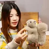 Animais de pelúcia de pelúcia 20cm Squirrel Esquilo brinquedos de pelúcia de luxuos