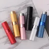 Storage Bottles 8ml Portable Perfume Refillable Tiny Nozzle Spray Empty Bottle Aluminum Shell Skin Care Tools Beauty Health Fashionable