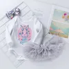 Conejito de Pascua ropa nueva para niña para bebés y niños pequeños dibujos animados de manga larga.