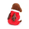 Hundekleidung verkauft Kleidung kleine und mittelgroße Teddy VIP Weihnachten plus samt dicke Winter Haustier -Transformation Outfit Kostümjacke