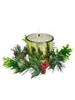 Titulares de vela de Natal Titular vidro Videlight Velas para a decoração de festa de férias
