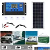 태양 전지판 1000W 패널 12V 셀 10A-60A 전화 RV 자동차 MP3 패드 충전기 실외 배터리 공급 배달 DHHXG 용 컨트롤러