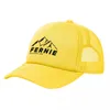 Bollmössor Ski Fernie Alpine Resort BC Canada Skiing and Mountain Cykling Paradise Baseball Cap Hat Hattor Hattar Kvinnor