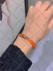 Designer de pulseira clássica de alta qualidade Jeizely meu melhor amigo Ano Novo Versão Vermelha Pulseira de Cor de esmalte para homens e mulheres Casal