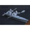 MANGA ANIME 1/35 Figure de résine Series Hero WWII Double paddle Model non assemblé et non assemblé