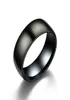 Moda Black Titanium Ring Men Matte terminou os anéis de jóias ANEL para festas de festas de festas masculinos3720886