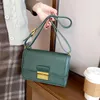 Estilo de bolso PU cuero damas púrpura subterrera retro color sólido sólido diseño de moda de moda